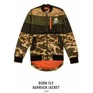Men's Born Fly Camo Jacket! Bran New!  Size Medium